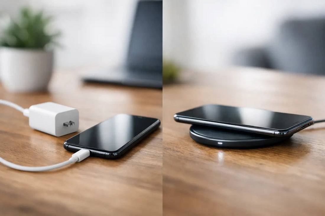 USB-C Ladegerät vs Wireless Charging