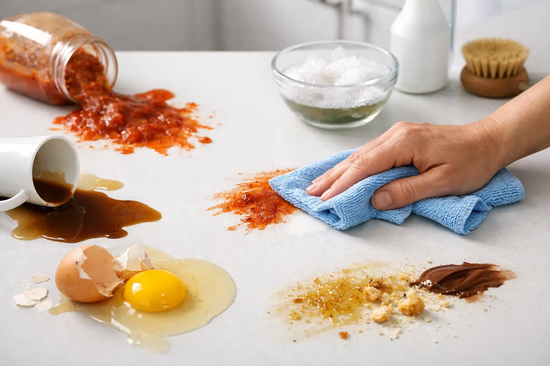 Flecken aus der Küche in Minuten entfernen