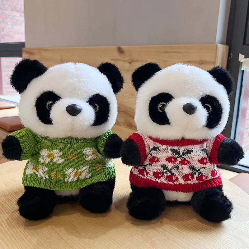 Giant Panda Sweater Plush Toy