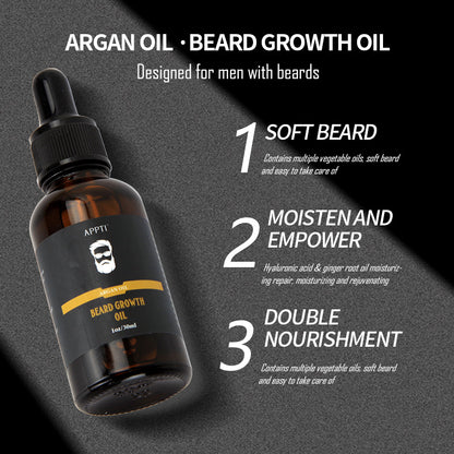APPTI Beard Care Oil & Microneedle Roller