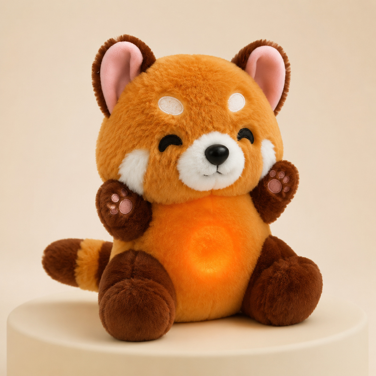 Breathing Plush Toy with Light & Soothing Sounds