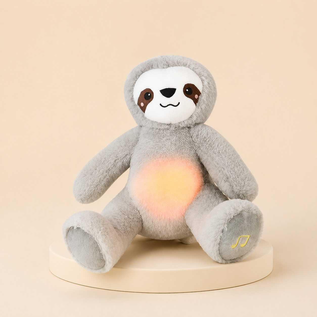 Breathing Plush Toy with Light & Soothing Sounds