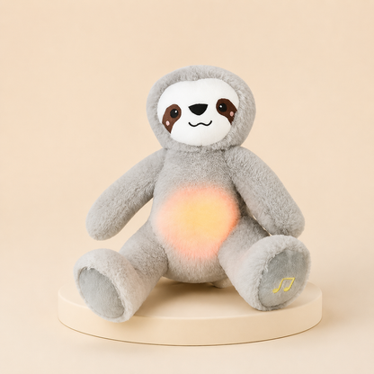 Breathing Plush Toy with Light & Soothing Sounds