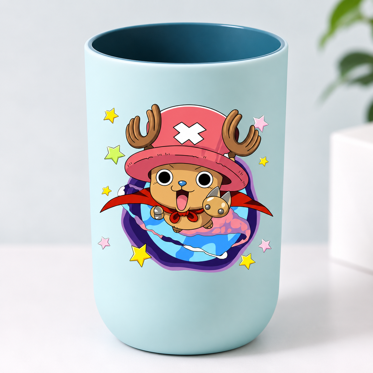 One Piece Anime Toothbrush Cup – Plastic Rinsing Mug