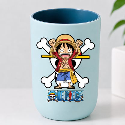 One Piece Anime Toothbrush Cup – Plastic Rinsing Mug