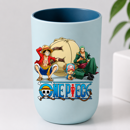 One Piece Anime Toothbrush Cup – Plastic Rinsing Mug