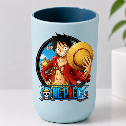 One Piece Anime Toothbrush Cup – Plastic Rinsing Mug