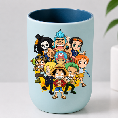 One Piece Anime Toothbrush Cup – Plastic Rinsing Mug