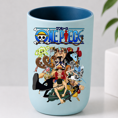 One Piece Anime Toothbrush Cup – Plastic Rinsing Mug