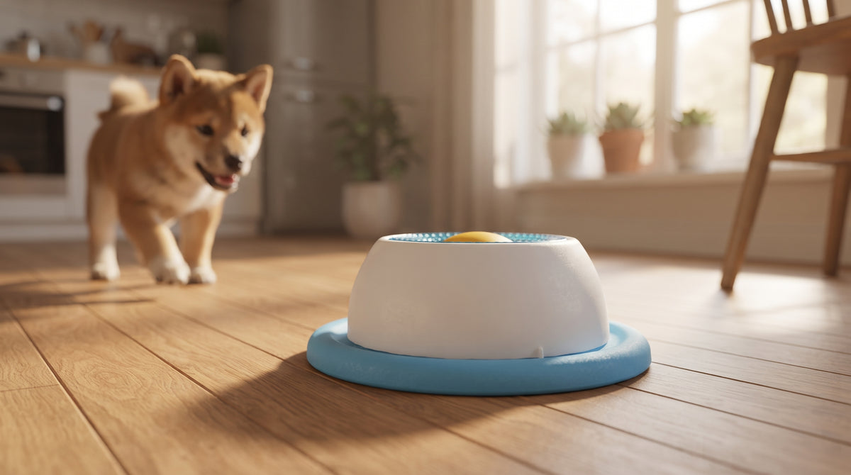 Dog Slow Feeder Puzzle Treat Toy – Interactive Licking Bowl
