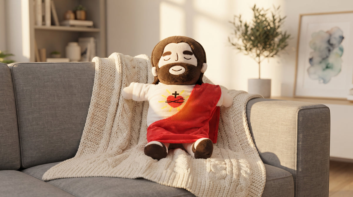 Jesus Sleep Plush Toy – Soft Comfort Companion