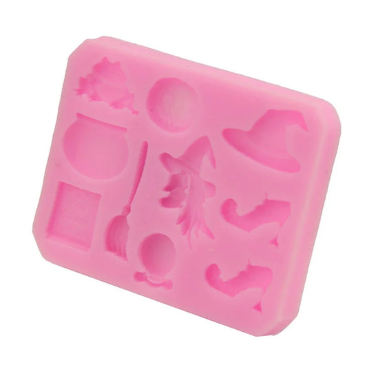 Halloween Pumpkin & Witch Hat Silicone Mold – Cake Decorating Tool