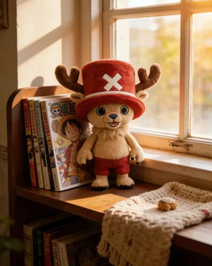 New One Piece Chopper Plush Doll Cute Tony Tony Chopper Plushie Anime Peripherals Toys Birthday Christmas Gift