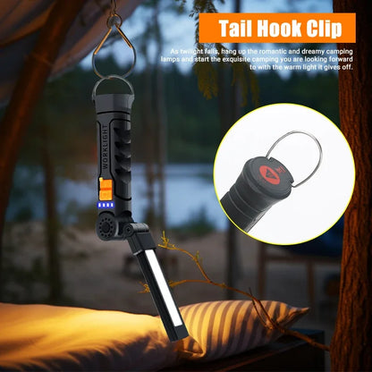 KDULIT Rechargeable COB LED Work Light
