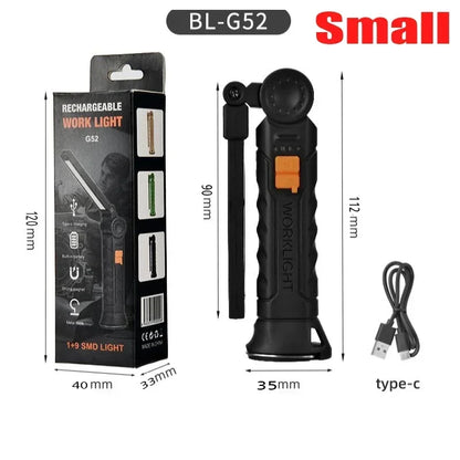 KDULIT Rechargeable COB LED Work Light