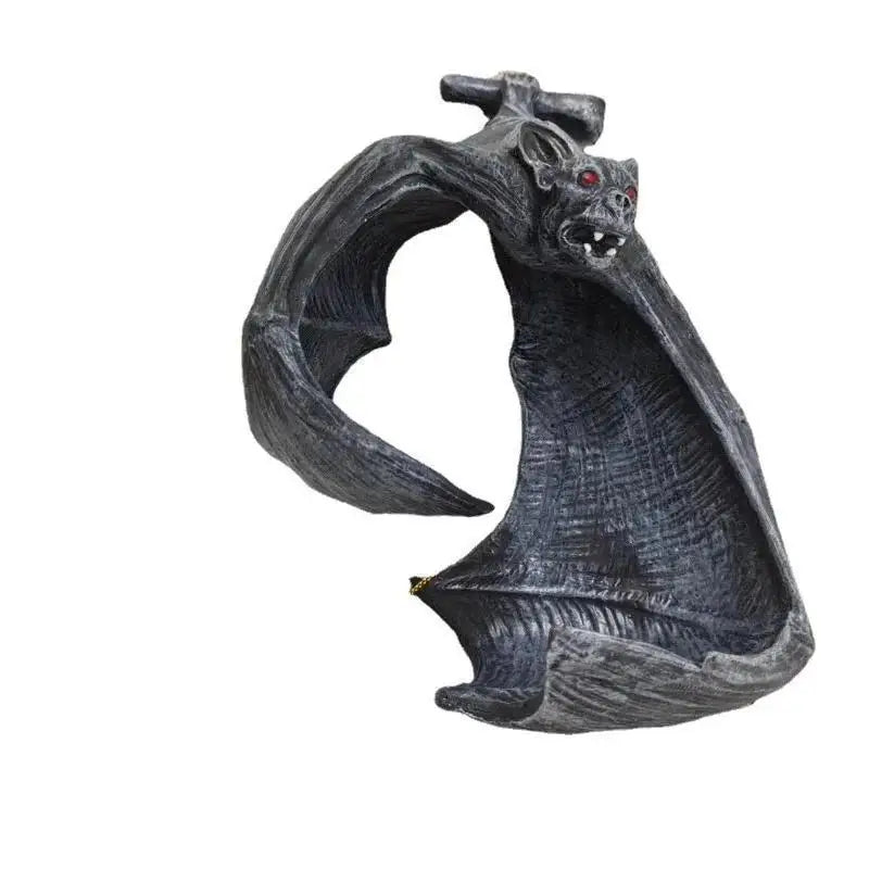 Halloween Bat Wall Tealight Holder – 22cm Resin Candle Decor