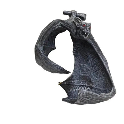 Halloween Bat Wall Tealight Holder – 22cm Resin Candle Decor