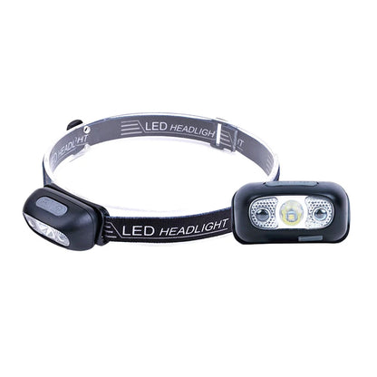 USB Rechargeable LED Sensor Headlamp – Adjustable Outdoor Light