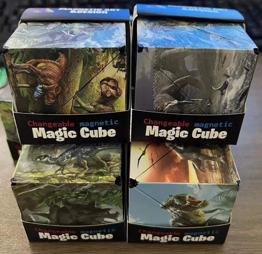 Magnetic Infinite Flip Cube – 3D Fidget Puzzle