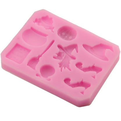 Halloween Pumpkin & Witch Hat Silicone Mold – Cake Decorating Tool