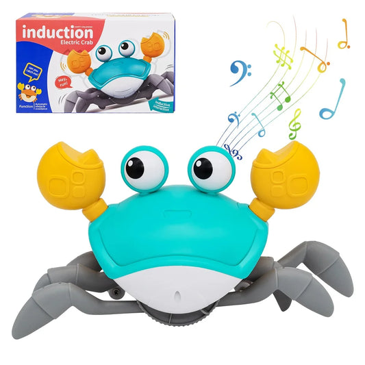 Interactive Dancing Crab Toy – Obstacle-Avoiding Crawling Toy