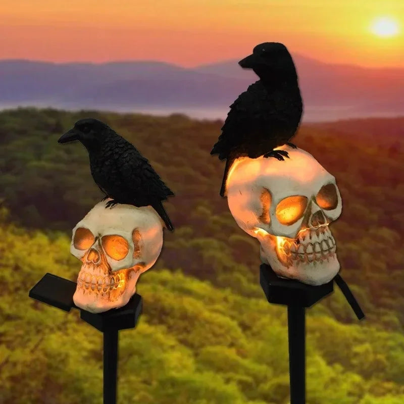 Solar Skeleton Ghost LED Light – Halloween Outdoor Garden Decoration