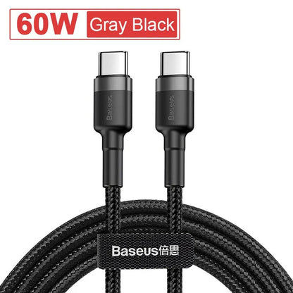 Baseus USB-C to USB-C Fast Charging Cable – 60W/100W PD