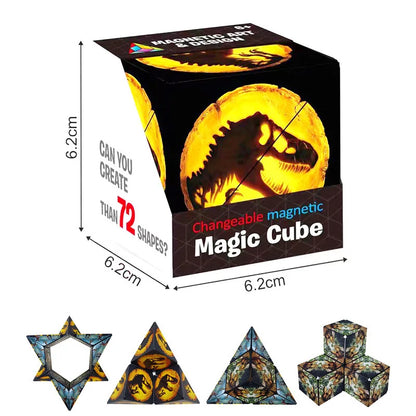 Magnetic Infinite Flip Cube – 3D Fidget Puzzle