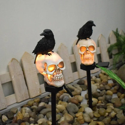 Solar Skeleton Ghost LED Light – Halloween Outdoor Garden Decoration