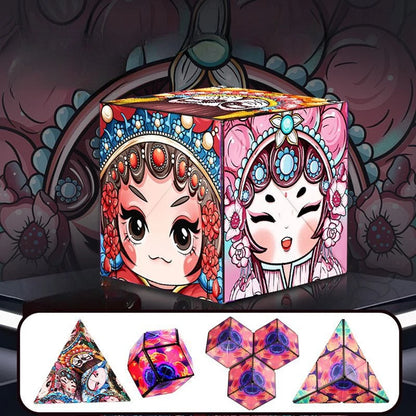 Magnetic Infinite Flip Cube – 3D Fidget Puzzle