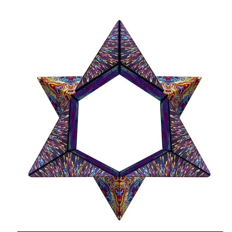 Magnetic Infinite Flip Cube – 3D Fidget Puzzle