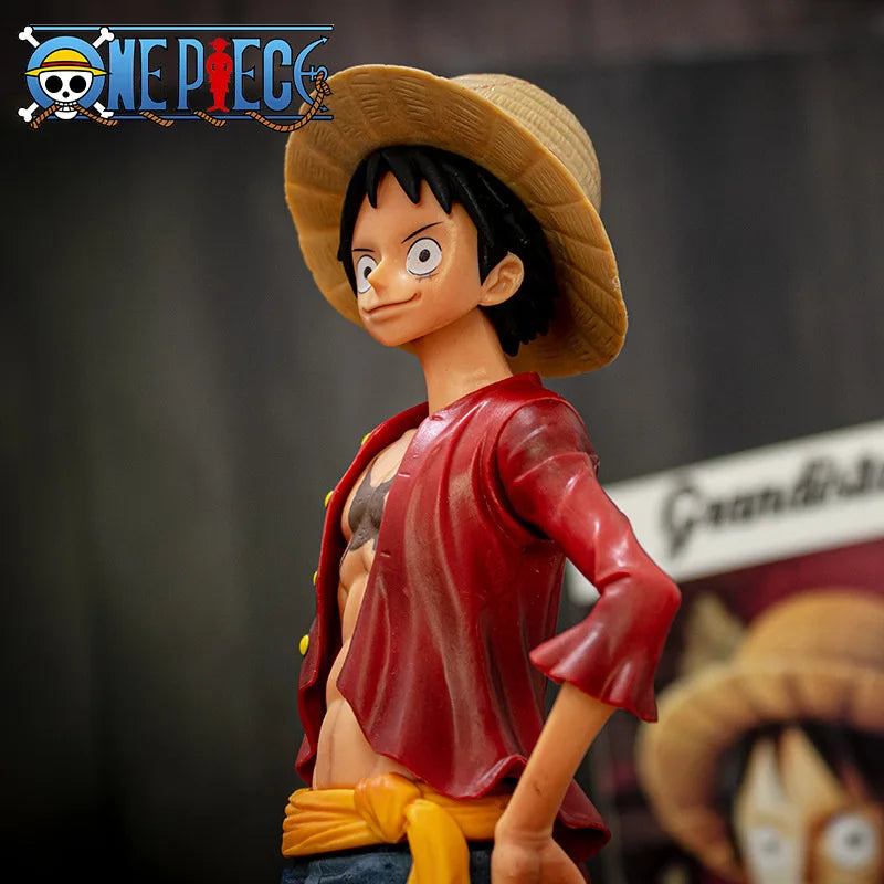 Figura de One Piece de Luffy de 28 cm – 3 Expresiones Faciales