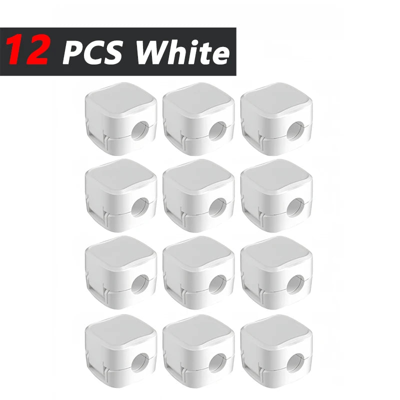 Adhesive Cable Clips – Adjustable Cord Organizer for Desk & Car