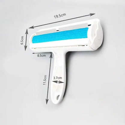 Reusable Pet Hair Remover Roller with Self-Cleaning Base