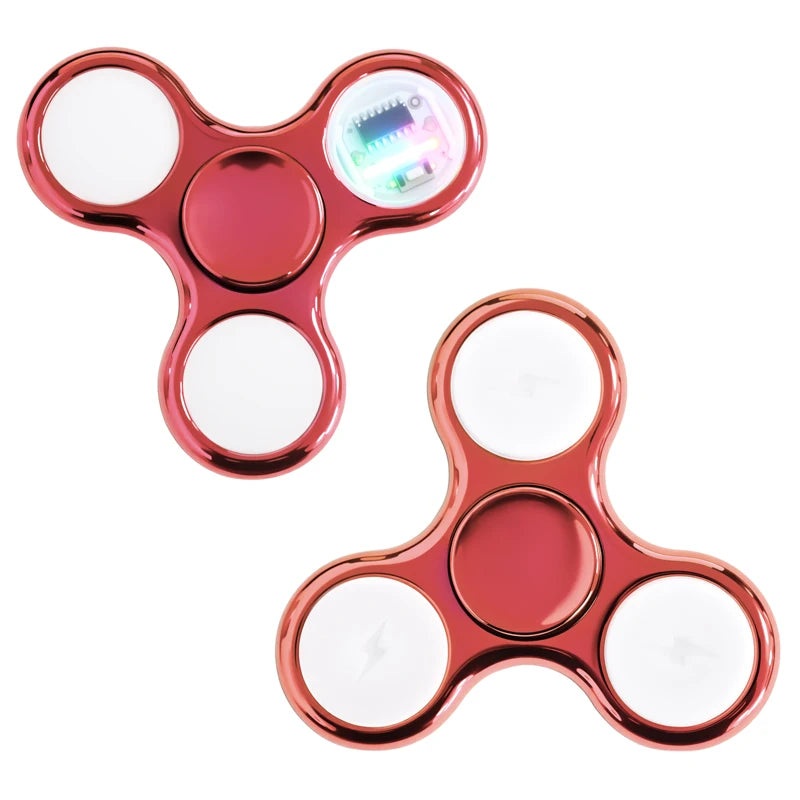 LED Light-Up Fidget Spinner – Glow Stress Relief Hand Toy