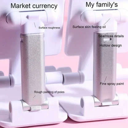 Adjustable Desktop Phone & Tablet Stand – Universal Foldable Holder