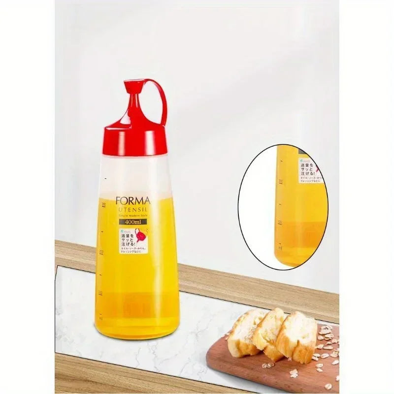 400ml Leak-Proof Squeeze Bottle – Oil, Sauce & Condiment Dispenser
