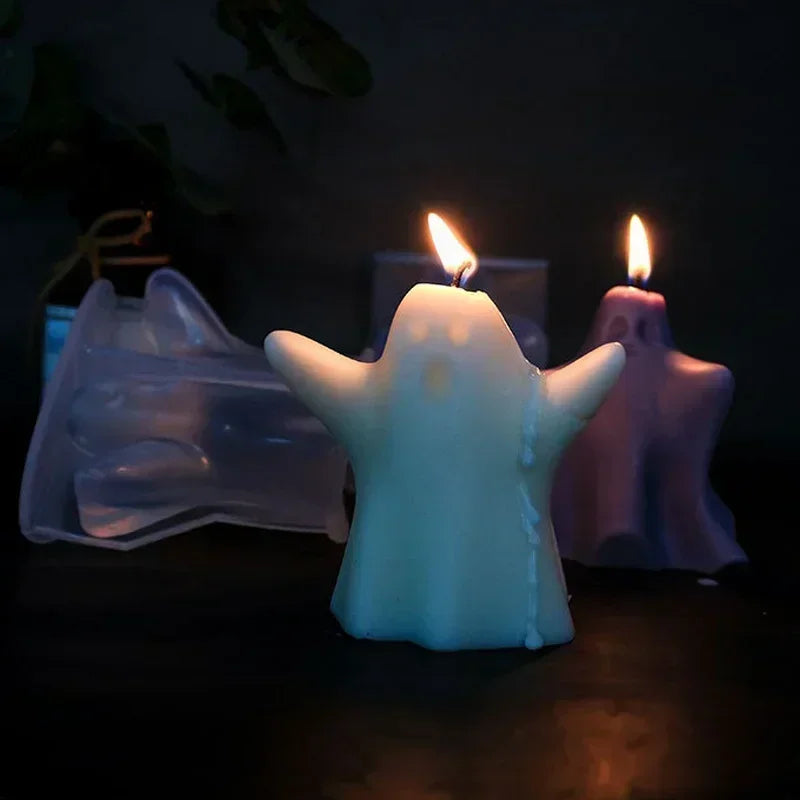 Halloween Ghost Silicone Mold – Candle, Resin & Craft DIY Mold