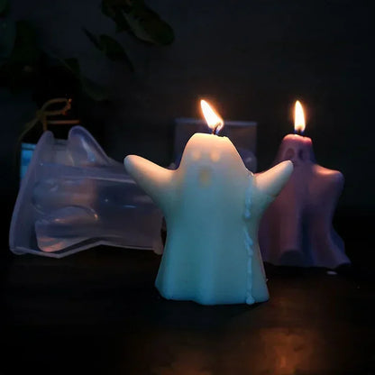 Halloween Ghost Silicone Mold – Candle, Resin & Craft DIY Mold