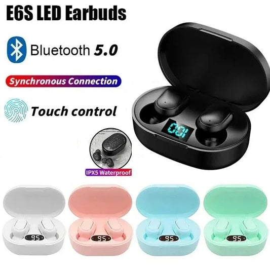 TWS Bluetooth 5.1 Earbuds with LED Display & Microphone