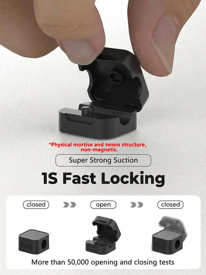 Adhesive Cable Clips – Adjustable Cord Organizer for Desk & Car