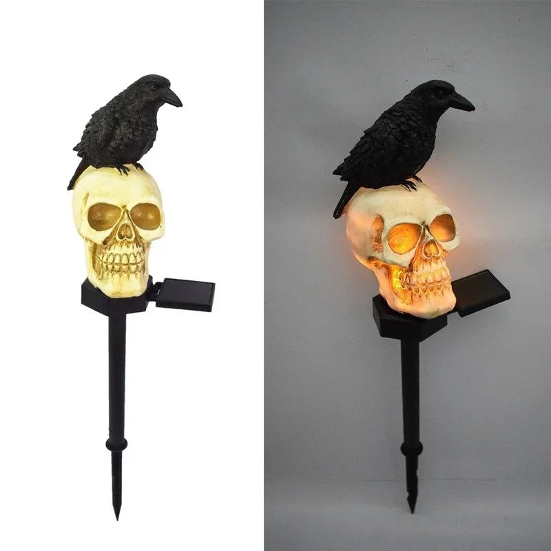 Solar Skeleton Ghost LED Light – Halloween Outdoor Garden Decoration