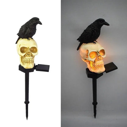 Solar Skeleton Ghost LED Light – Halloween Outdoor Garden Decoration