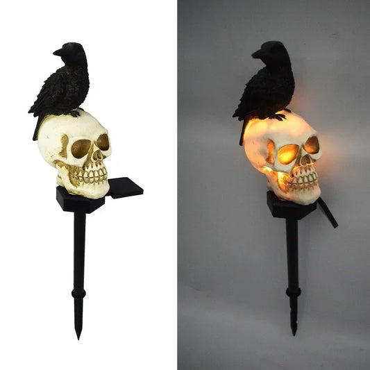 Solar Skeleton Ghost LED Light – Halloween Outdoor Garden Decoration