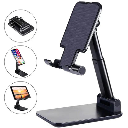 Adjustable Desktop Phone & Tablet Stand – Universal Foldable Holder