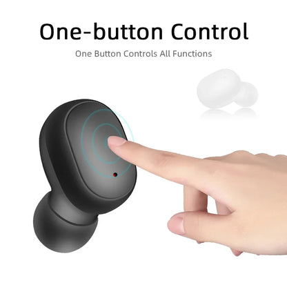 TWS Bluetooth 5.1 Earbuds with LED Display & Microphone