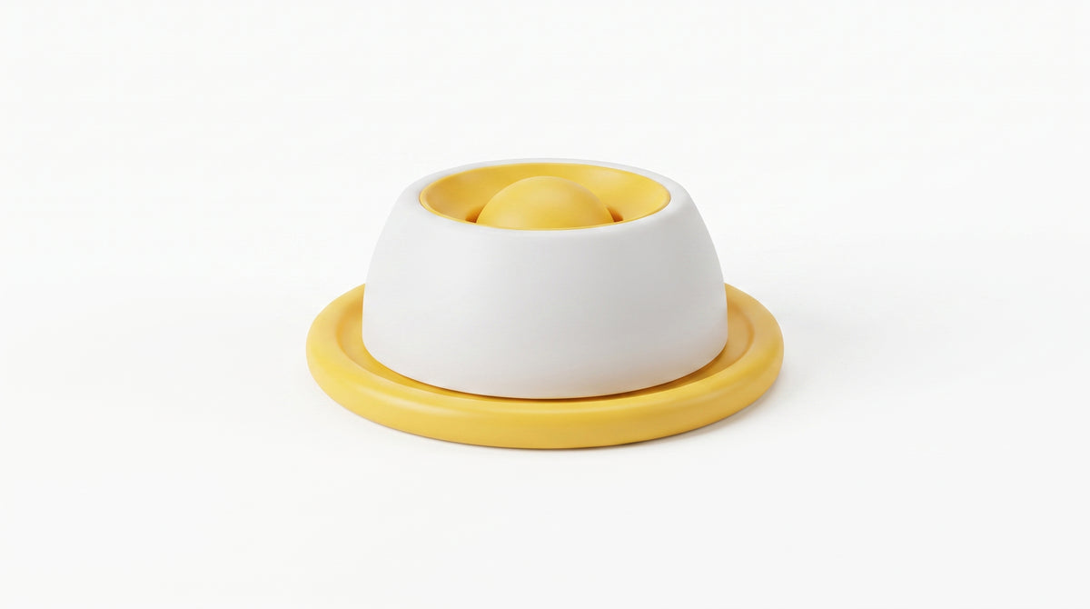 Dog Slow Feeder Puzzle Treat Toy – Interactive Licking Bowl
